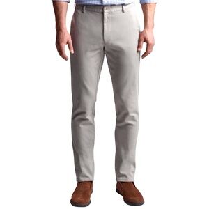 Peter Millar Mens Pants Size 33 Pilot Trousers Stretch Pima Cotton Mountain Gray